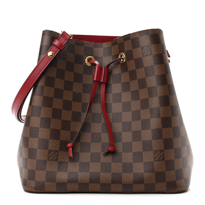 Louis Vuitton Damier Ebene Neonoe MM Cherry Berry 1 of 14