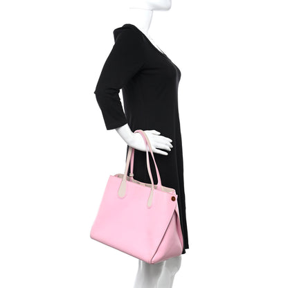 Christian Dior Calfskin Small Addict Shopping Tote Pink 2 of 16