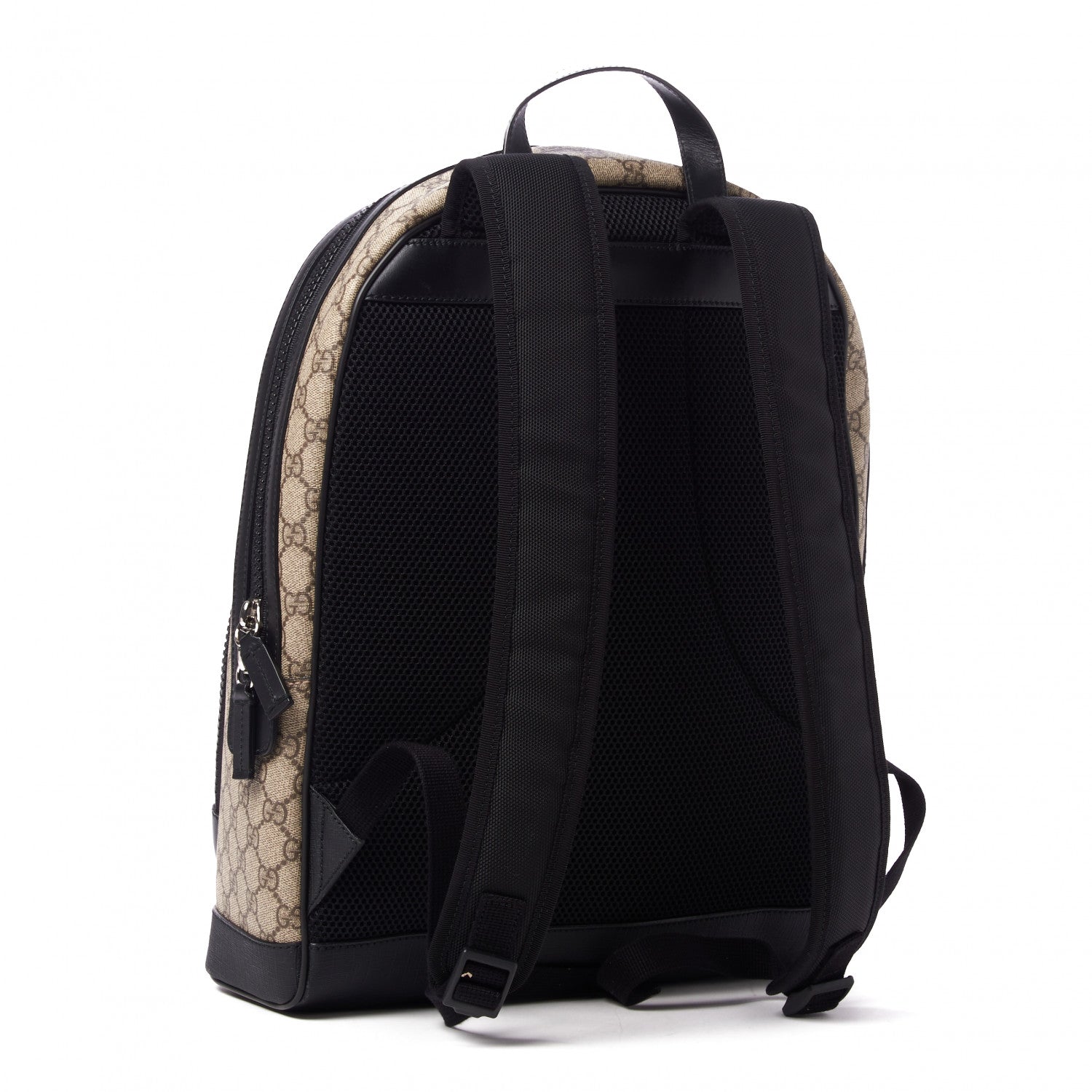Gucci GG Supreme Monogram Medium Backpack Black 3 of 9