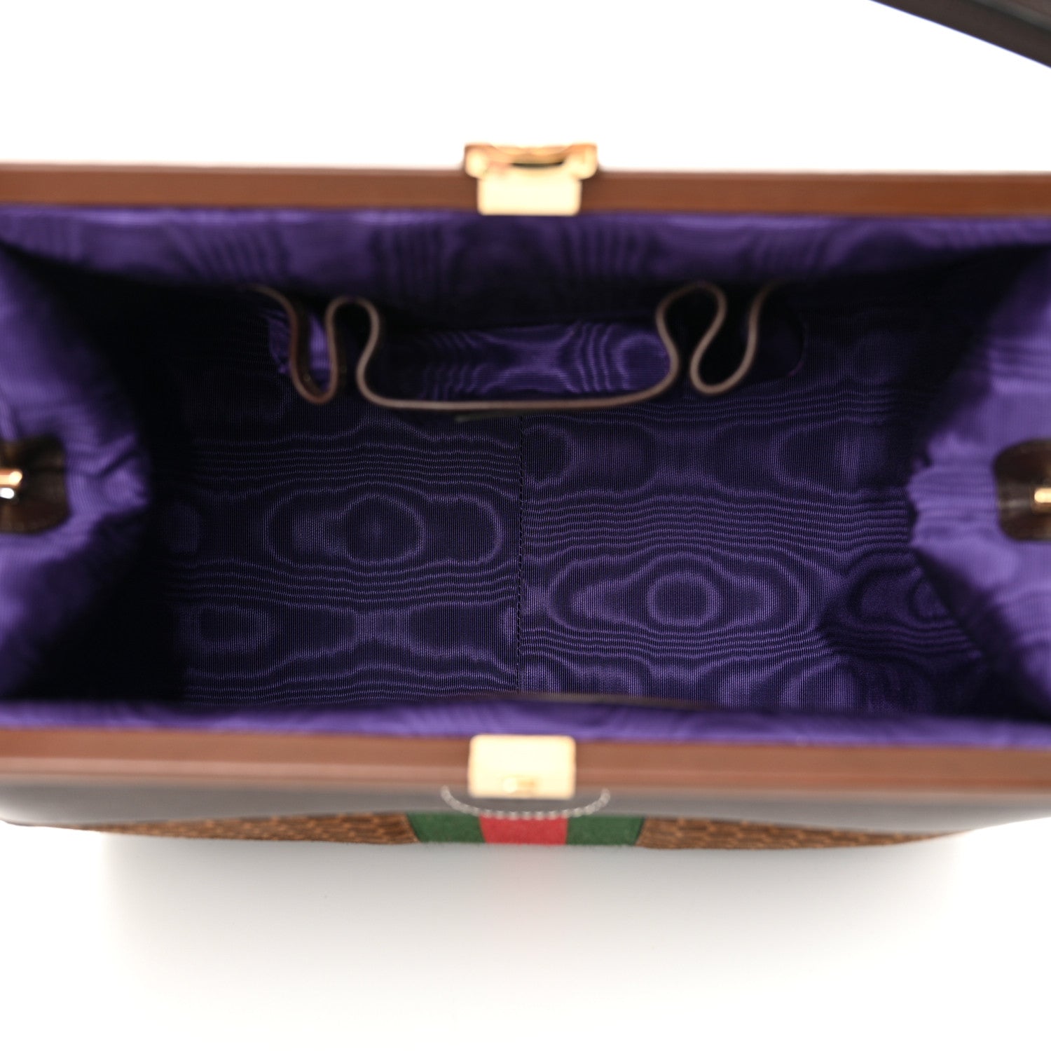 Gucci Suede GG Monogram Mini Virgo Tote Brown 5 of 10