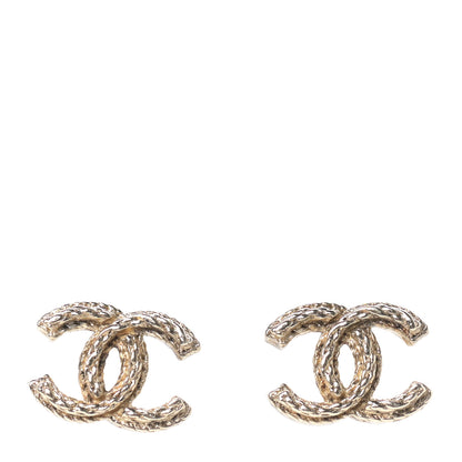 Chanel Braided CC Earrings Gold 1 of 4