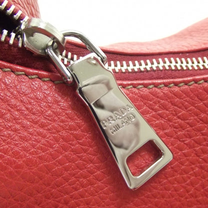 Prada Cervo Lux Hobo Fuchsia Red 8 of 12