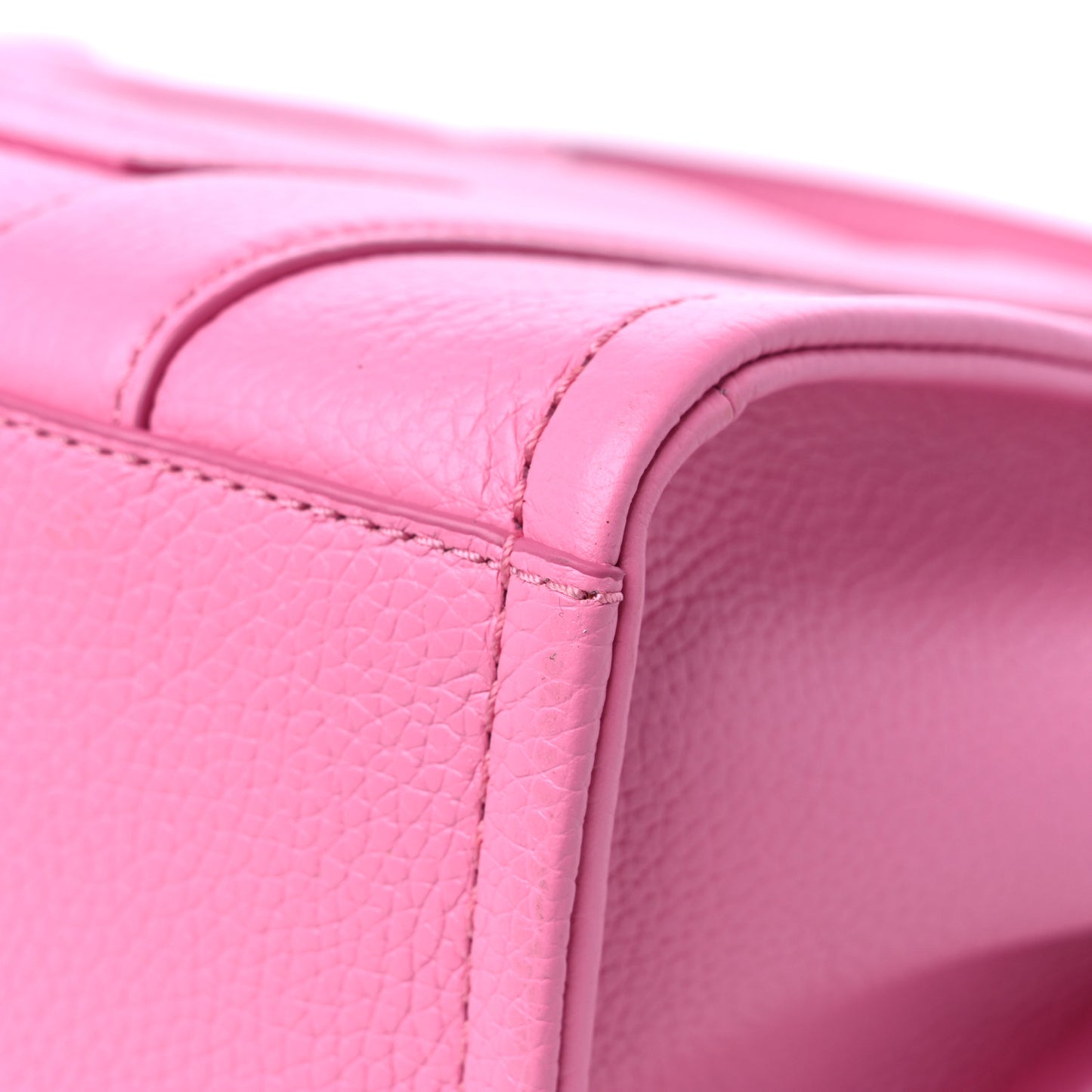 Grained Calfskin Small The Tote Bag Candy Pink