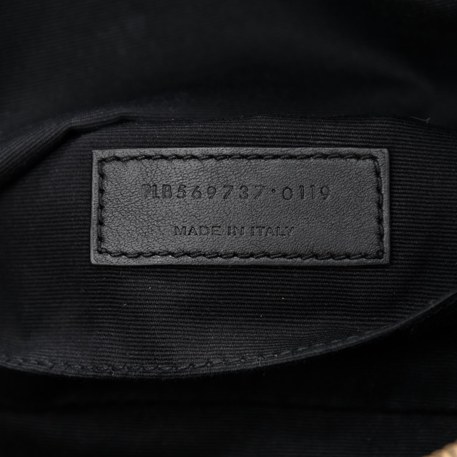 Saint Laurent Grain De Poudre Monogram Belt Bag Black 7 of 12