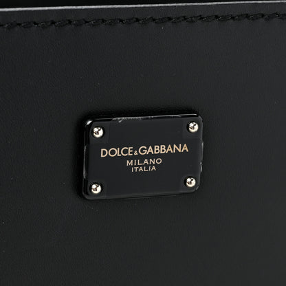 Dolce & Gabbana Calfskin Miss Sicily Satchel Black 9 of 16