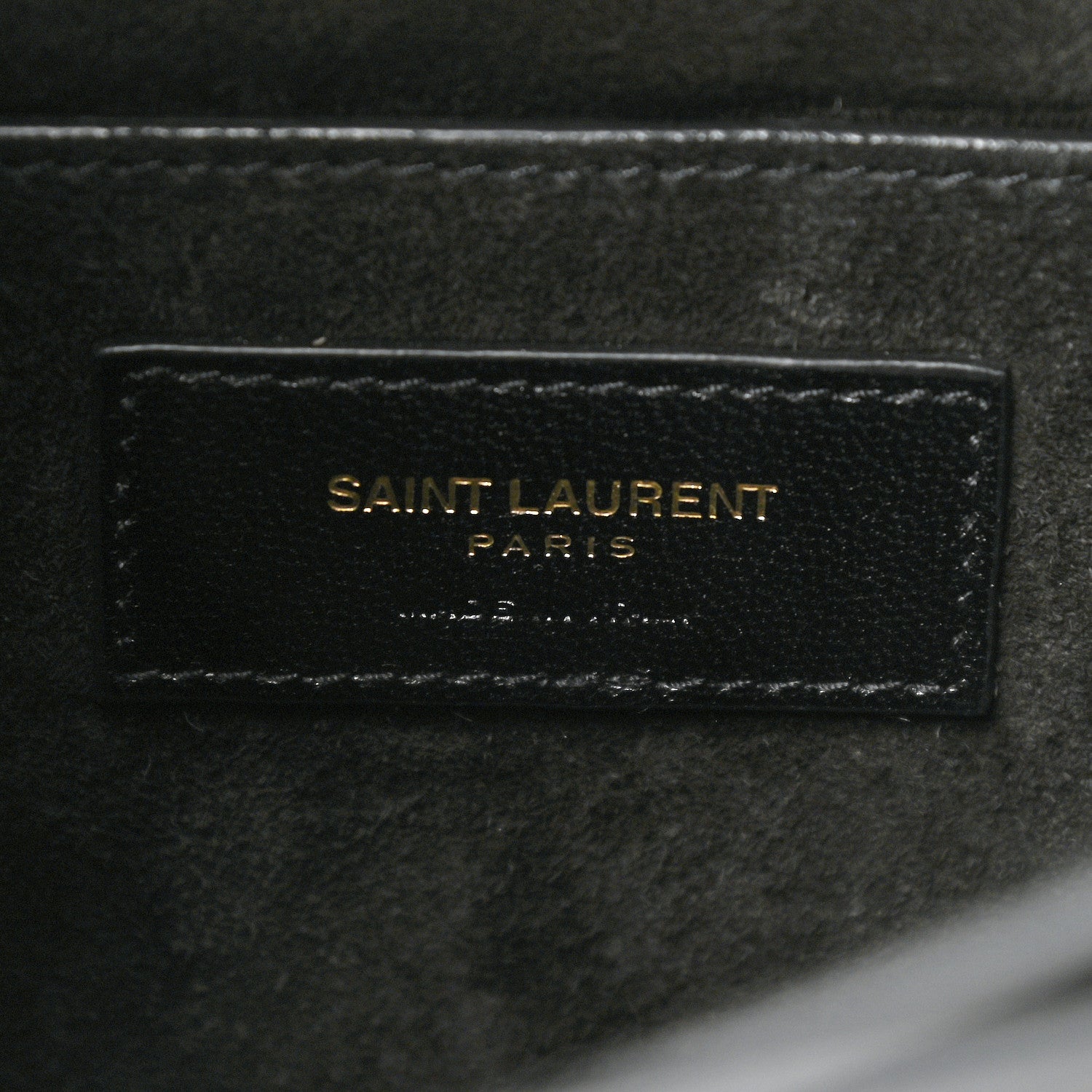 Saint Laurent Calfskin Large Monogram Sunset Black 6 of 8