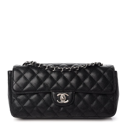 Chanel Caviar Quilted East West Flap Black 1 of 10