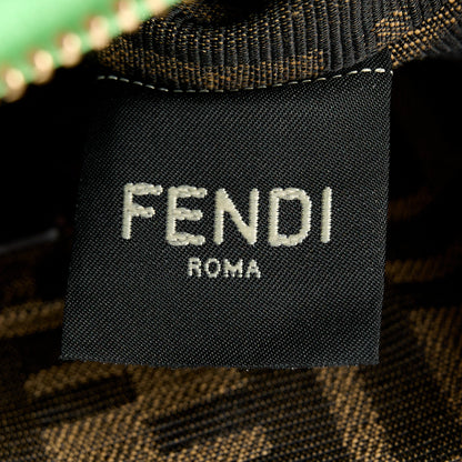 Fendi Vitello King Plexiglass Logo Embossed Mini By The Way Top Handle Boston Bag Edamame 8 of 11