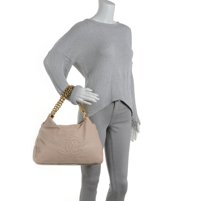 Chanel Calfskin Rodeo Drive Hobo Beige 2 of 7