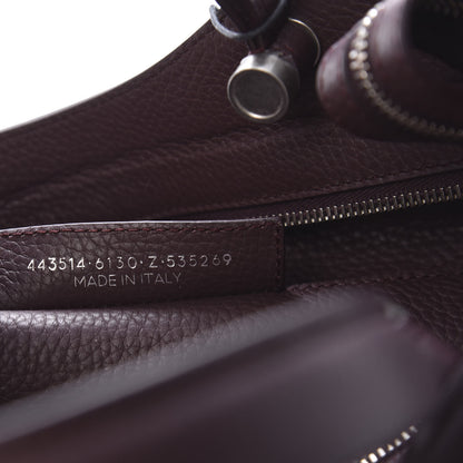 Balenciaga Veau Grana Perforated Blackout Hardware City Rouge Acajou 9 of 10