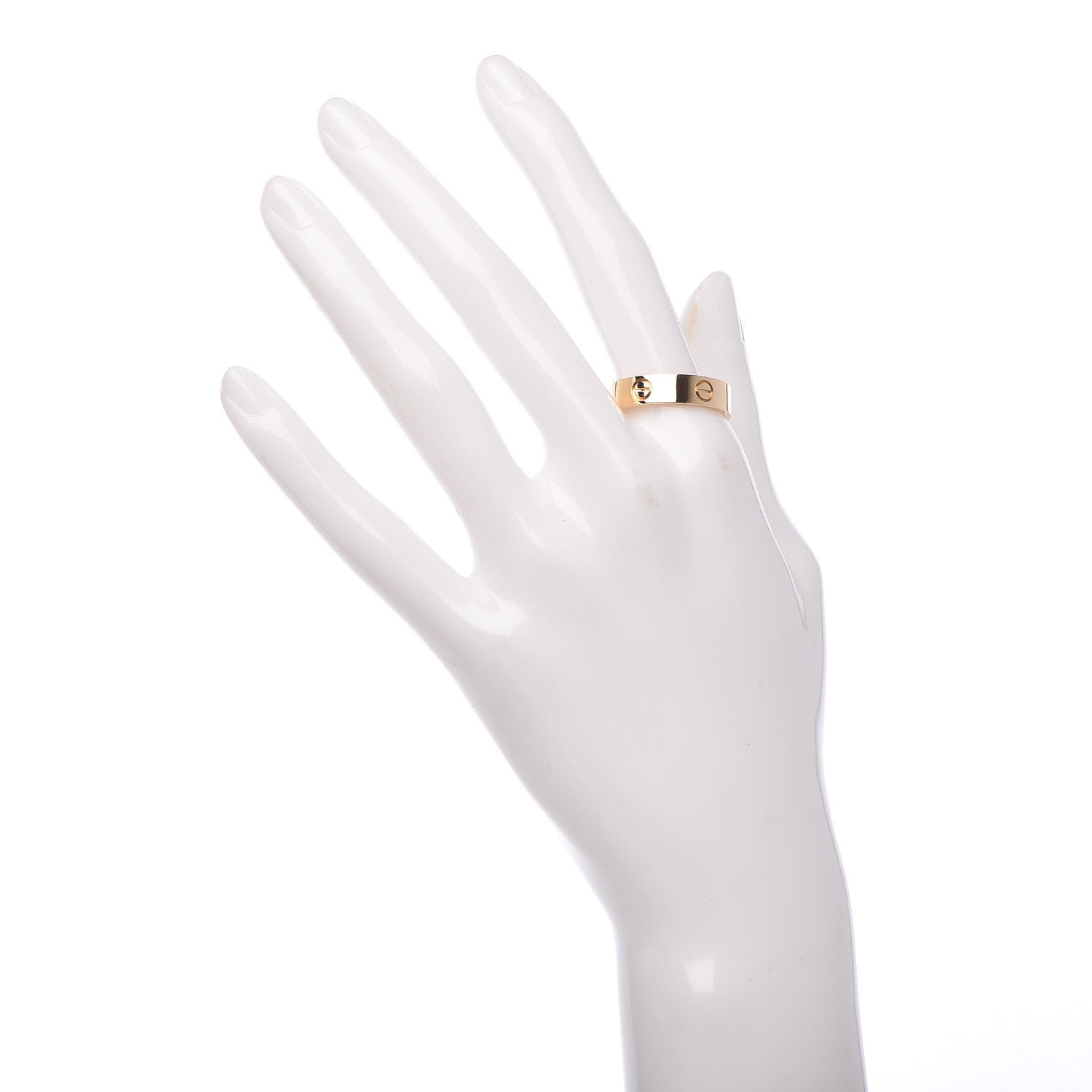 Cartier 18K Yellow Gold 5.5mm LOVE Ring 63 10.5 2 of 5