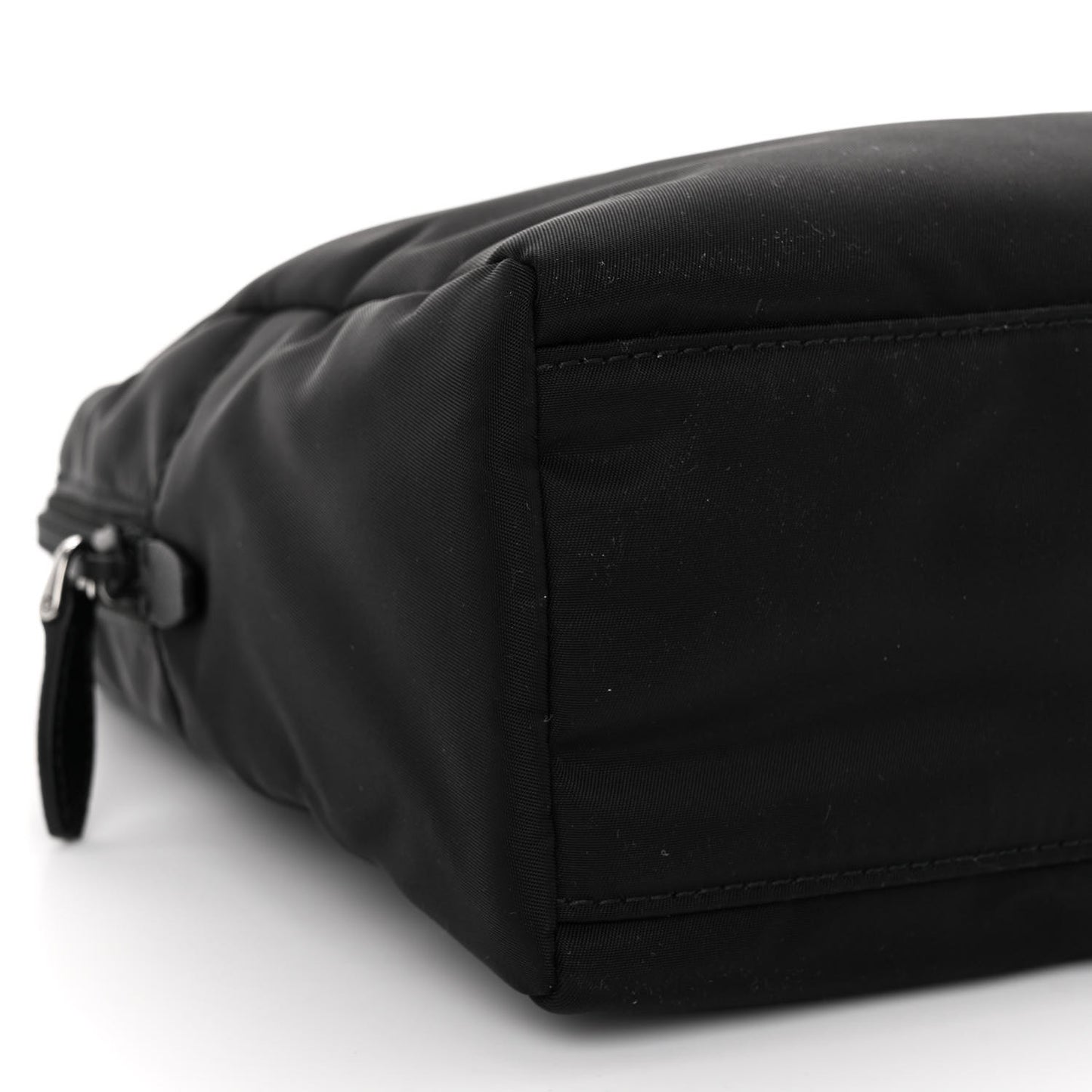 Re-Nylon Saffiano Travel Pouch Black Astrale