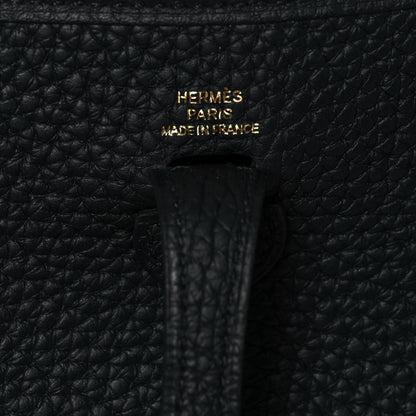 Hermes Taurillon Clemence Evelyne TPM Black 6 of 13