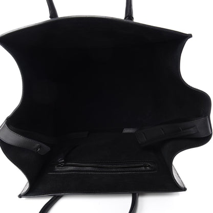 Celine Grained Calfskin Medium Phantom Luggage Black 5 of 18