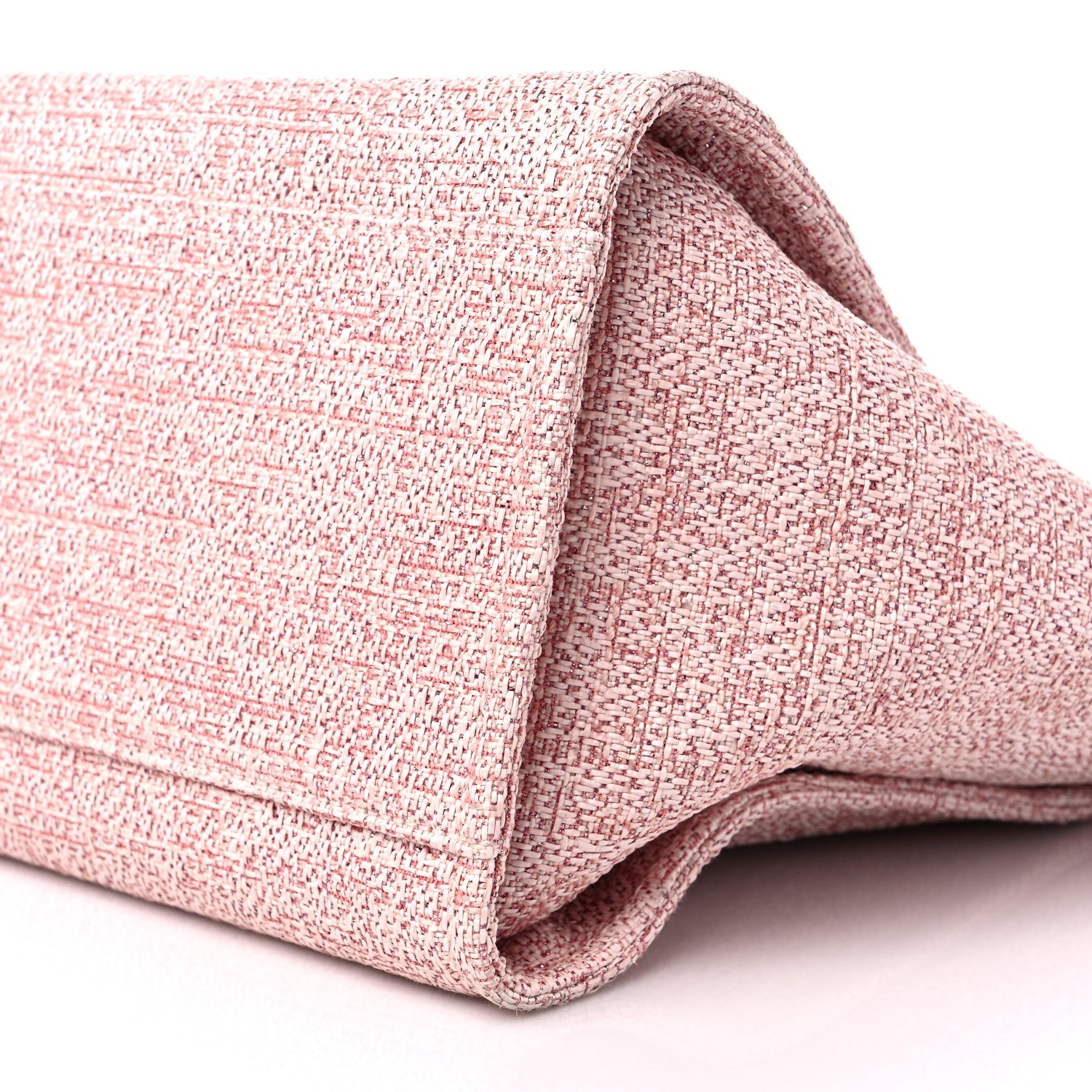 Chanel Lurex Boucle Deauville Medium Tote Pink 9 of 11