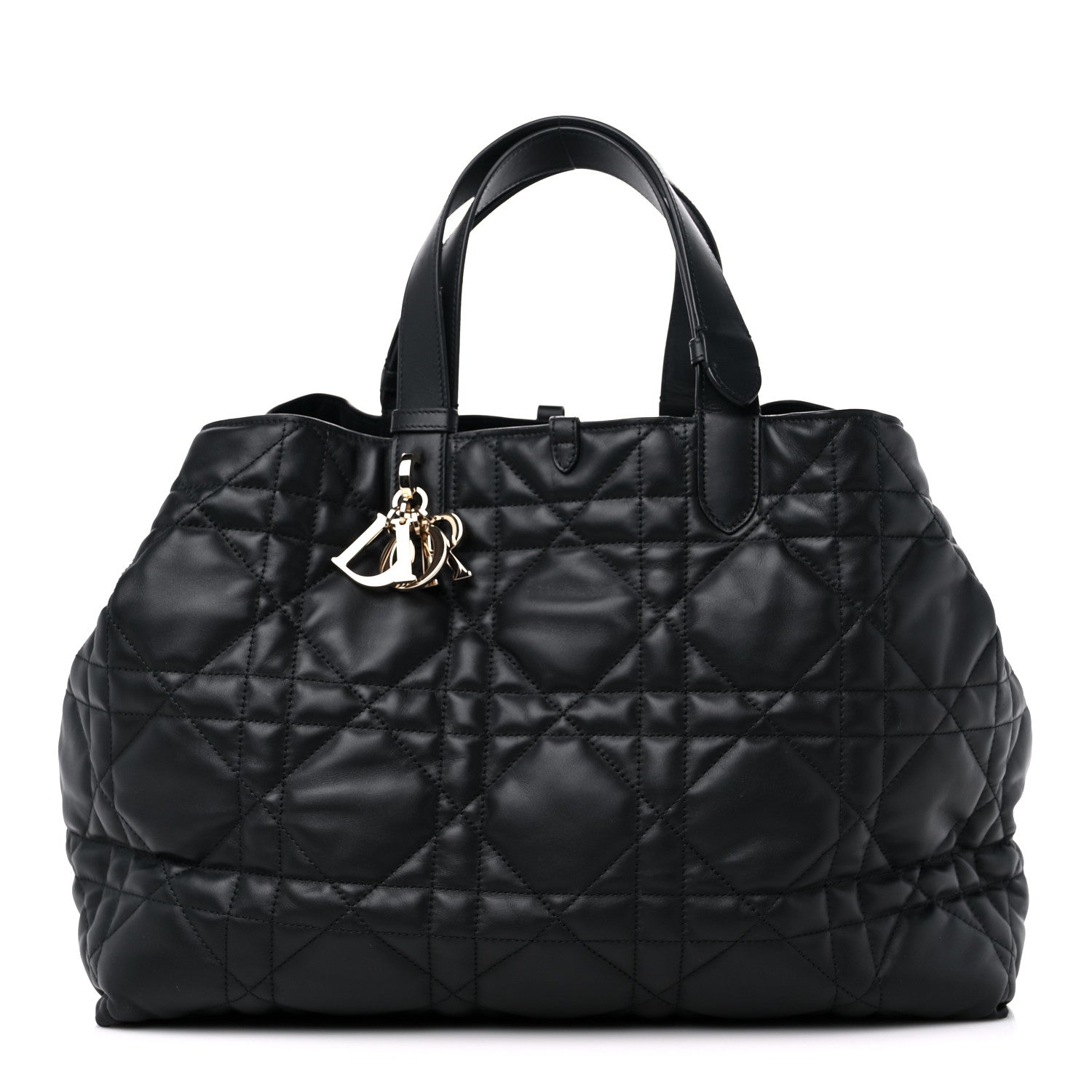 Christian Dior Calfskin Macrocannage Large Toujours Black 3 of 11