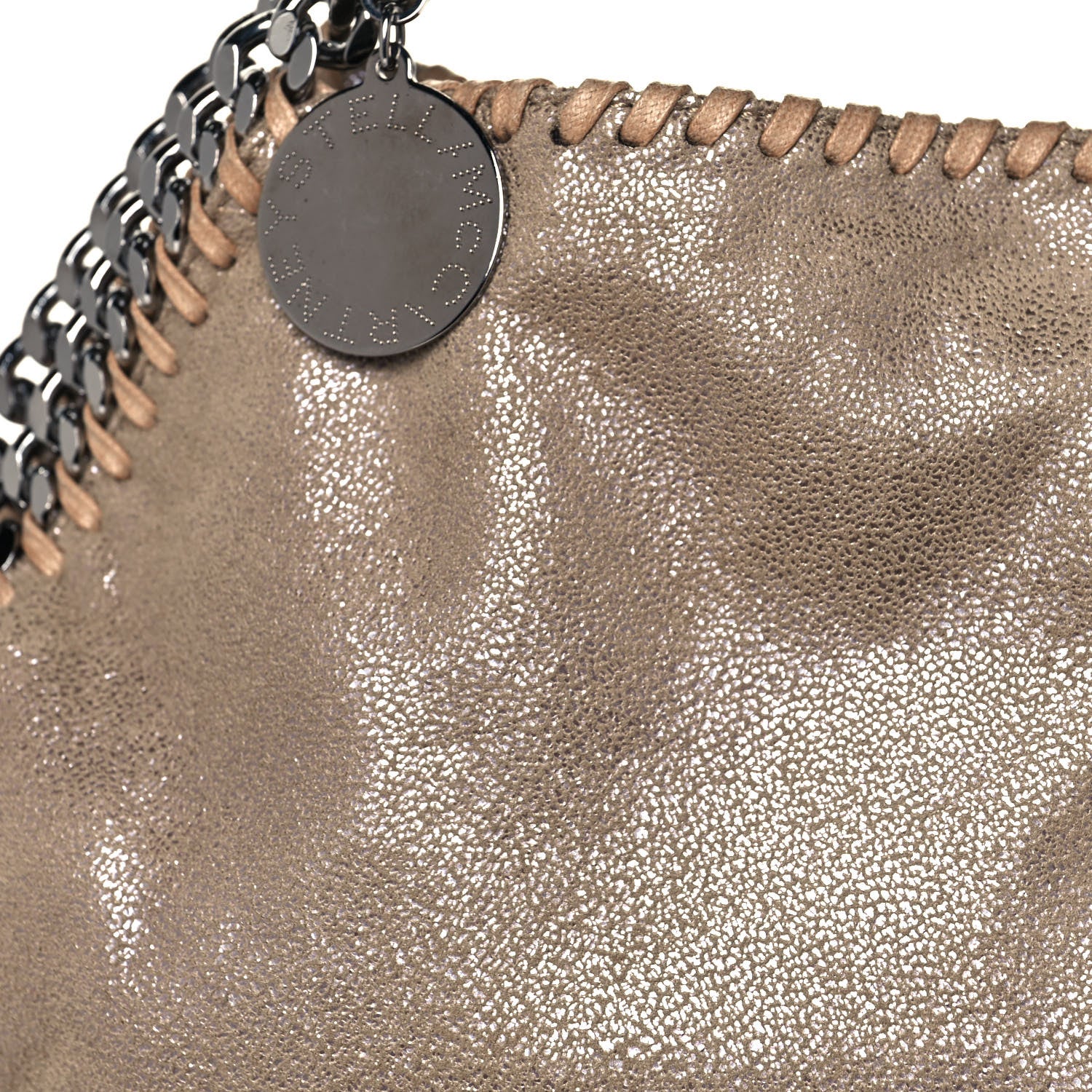 Stella McCartney Shaggy Deer Falabella Fold Over Tote Taupe 7 of 11