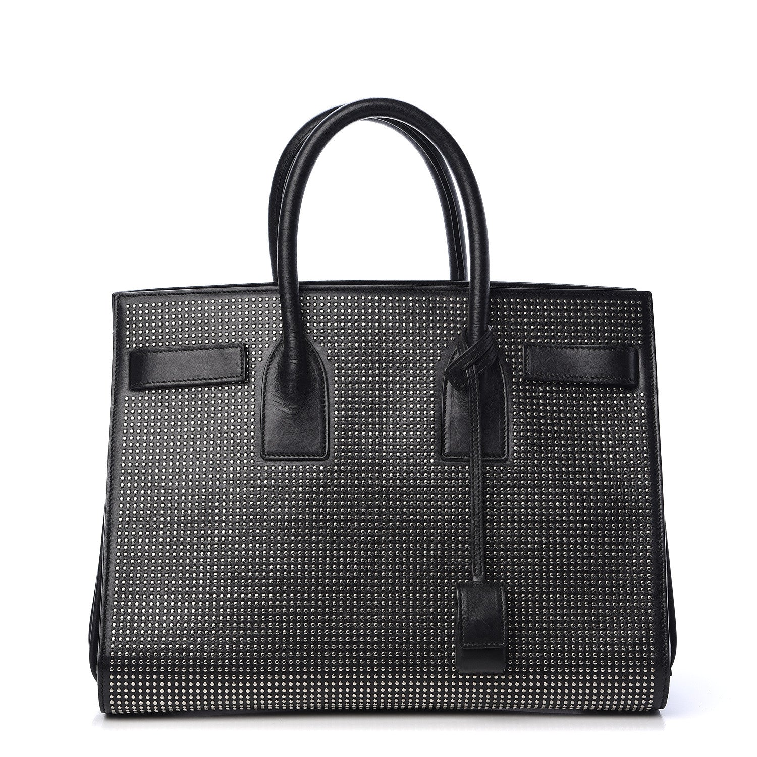 Saint Laurent Calfskin Studded Small Sac De Jour Black 1 of 18