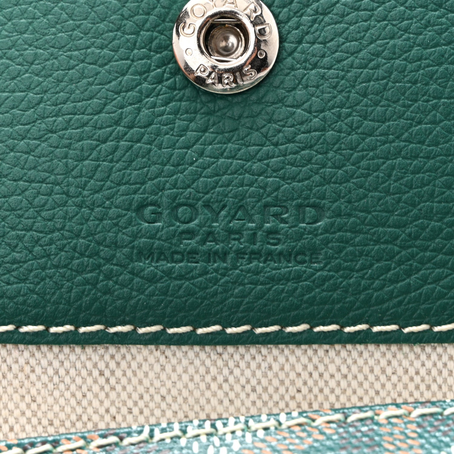 Goyard Goyardine Saint Louis GM Green 7 of 11