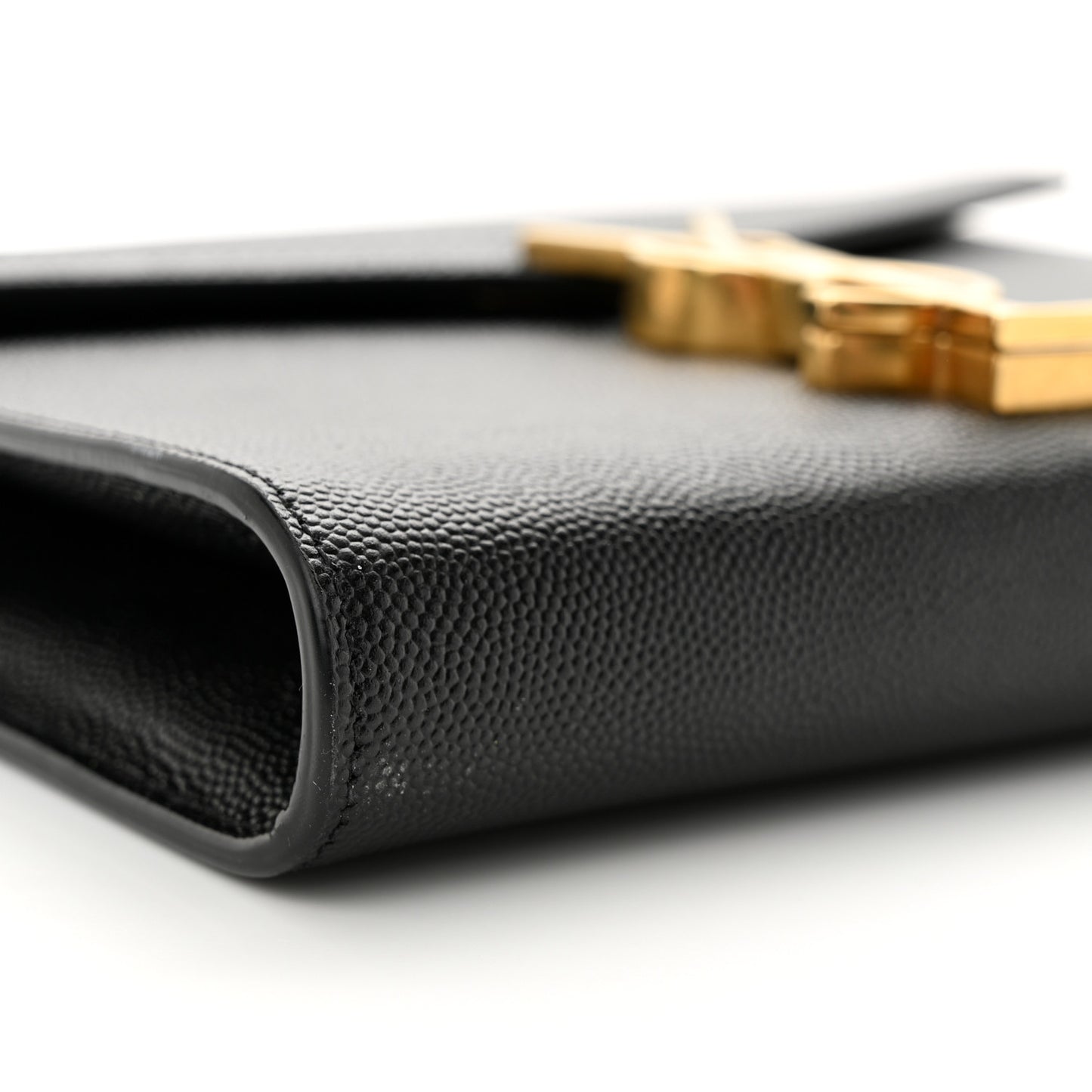 Grain De Poudre Monogram Cassandra Chain Wallet Black