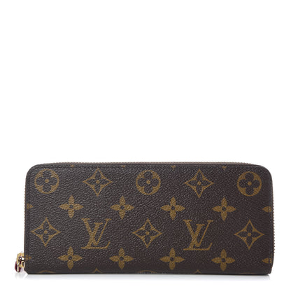 Louis Vuitton Monogram Clemence Wallet Fuchsia 1 of 10