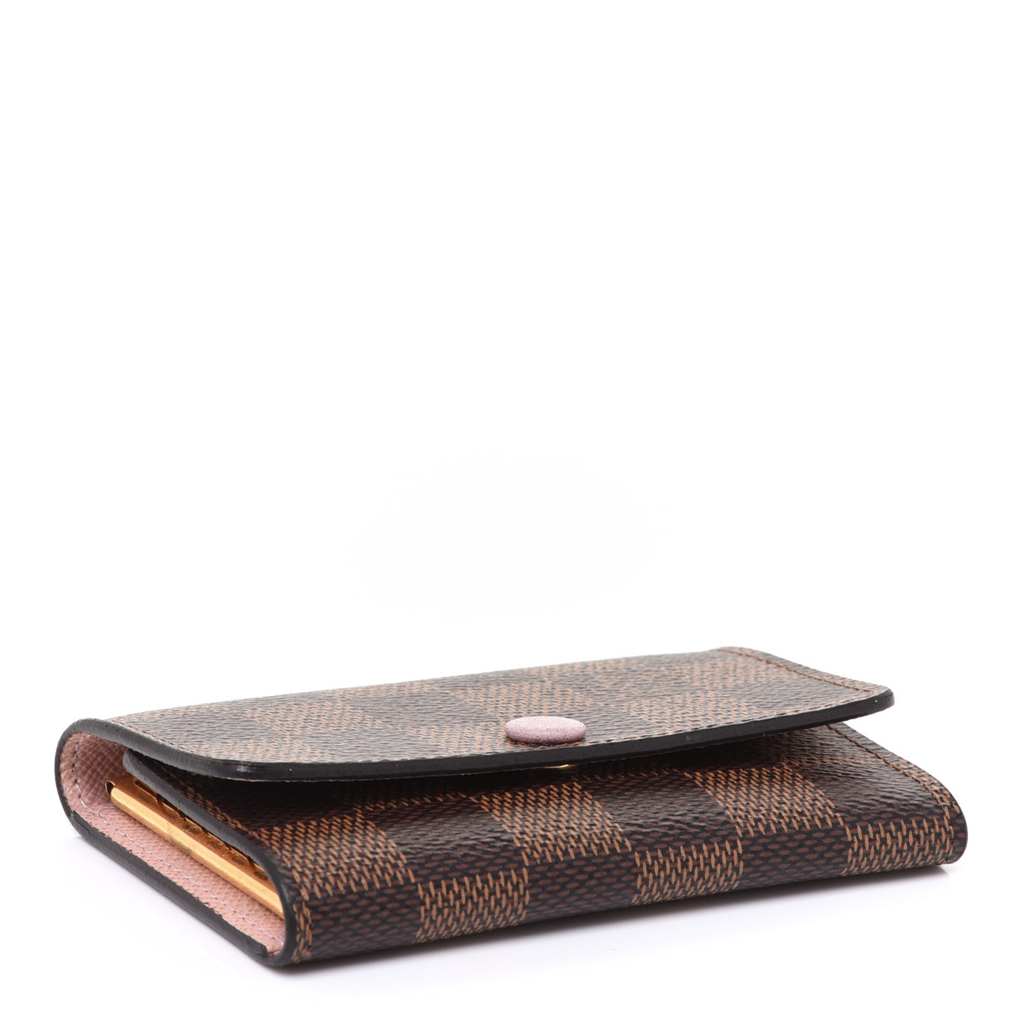 Damier Ebene Multicles 6 Key Holder Rose Ballerine