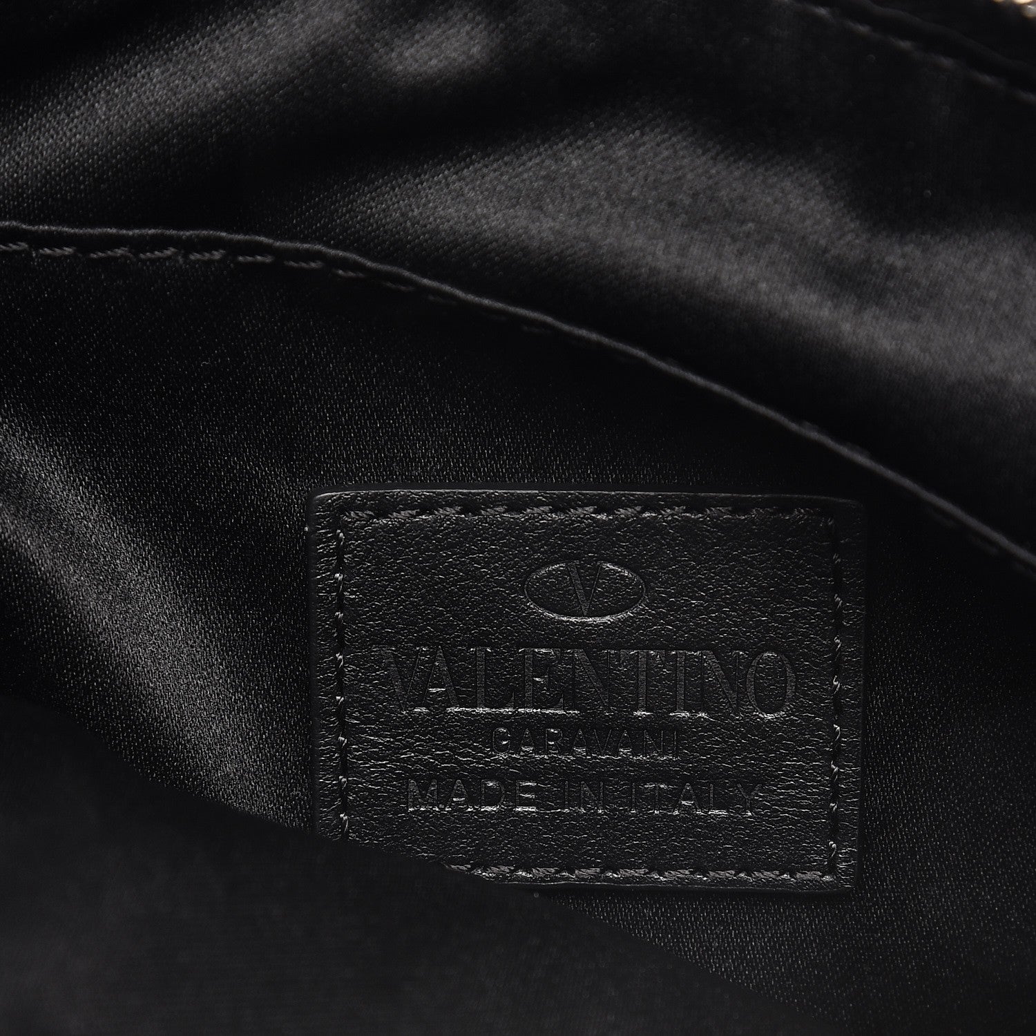 Valentino Garavani Nylon Camubutterfly Zip Pouch Black 6 of 8