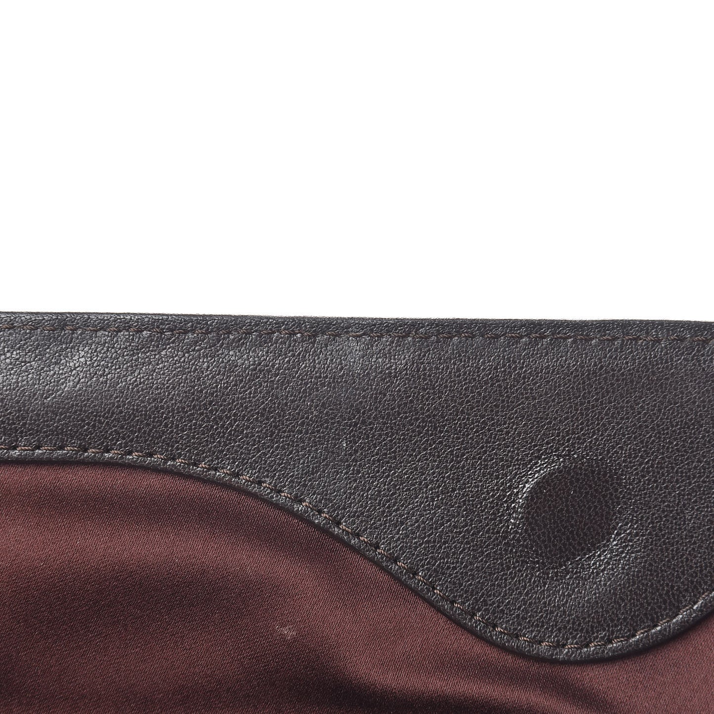 Lambskin Couture Snap Out Of It Bag Brown Gold
