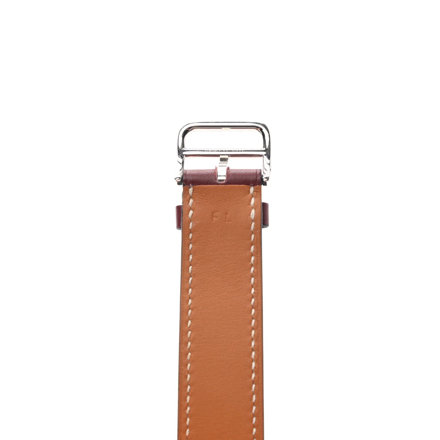 Hermes Swift Heure H Hour Watch PM Double Tour Strap Rouge H 6 of 7