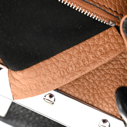 Fendi Cuoio Romano Selleria Bi-Color Mini Peekaboo Iconic Satchel Black Mou 8 of 12