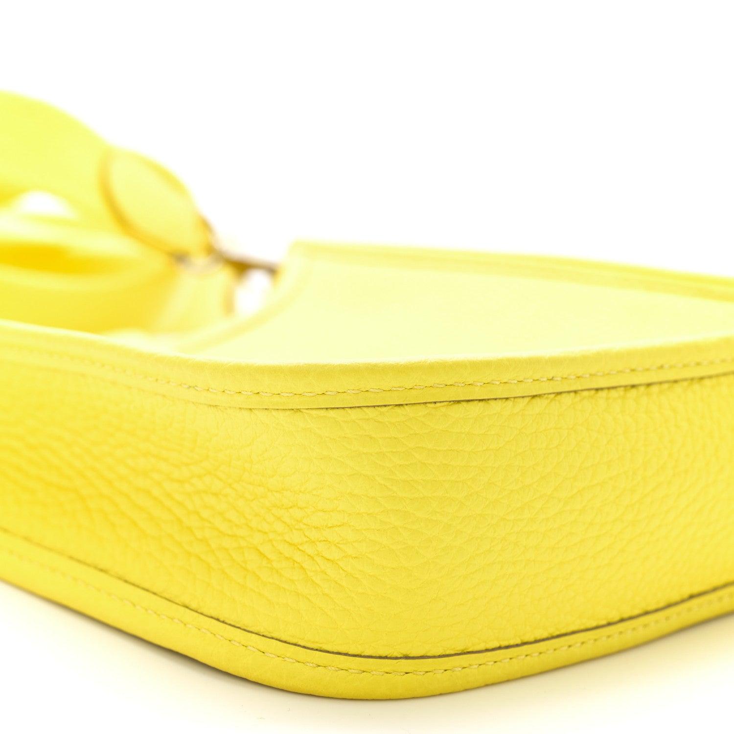 Hermes Taurillon Clemence Evelyne TPM Lime 10 of 10