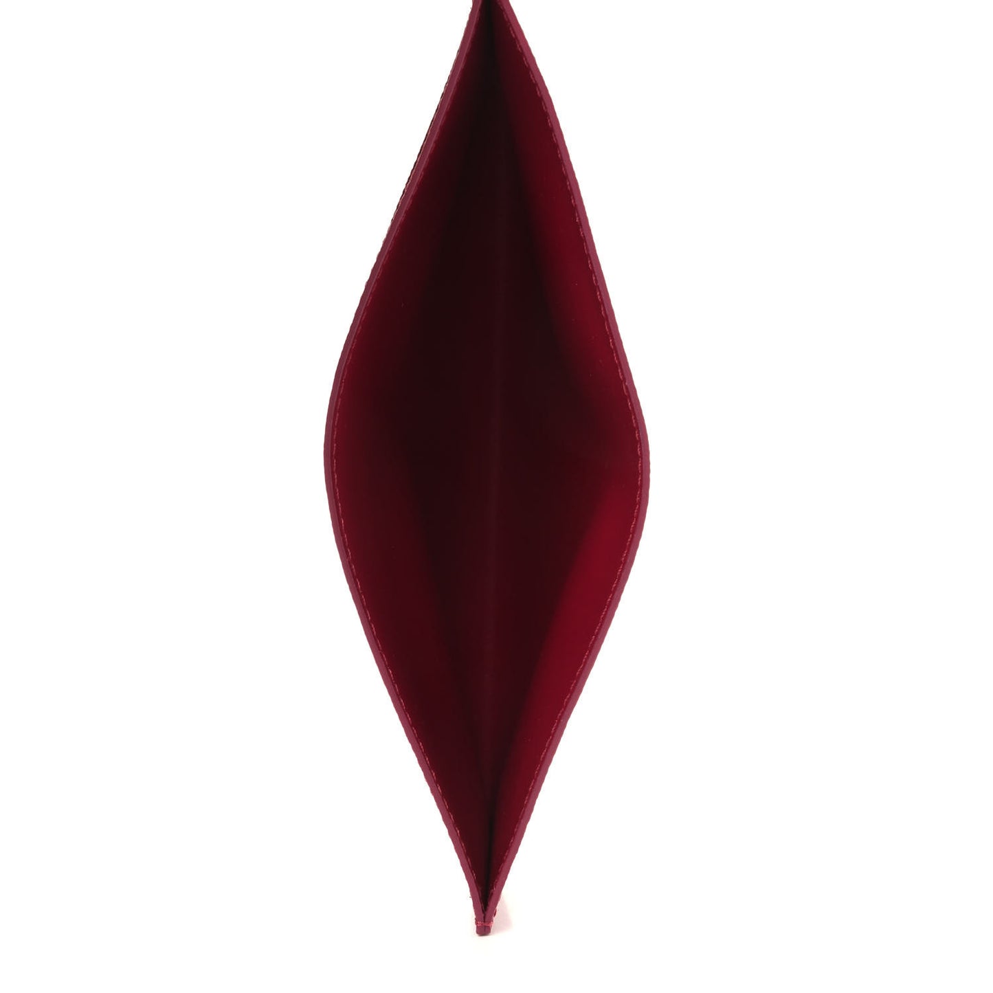 Calfskin Felicie Card Holder Insert Fuchsia