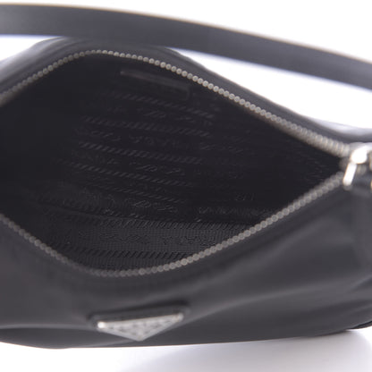 Prada Tessuto Nylon Mini Re-Edition 2000 Bag Black 5 of 10