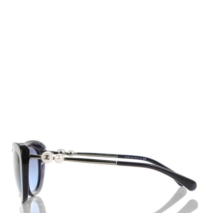 Chanel Acetate Pearl Cat Eye Sunglasses 5340-H Blue 2 of 7