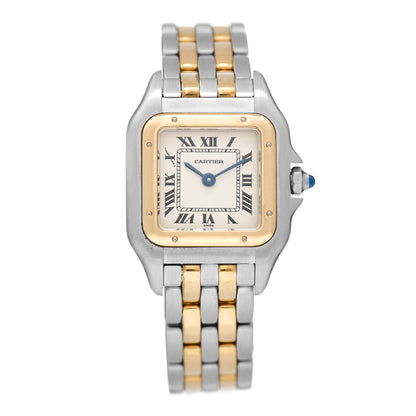 Cartier Stainless Steel 18K Yellow Gold 22mm Panthere Quartz Watch 1 of 5