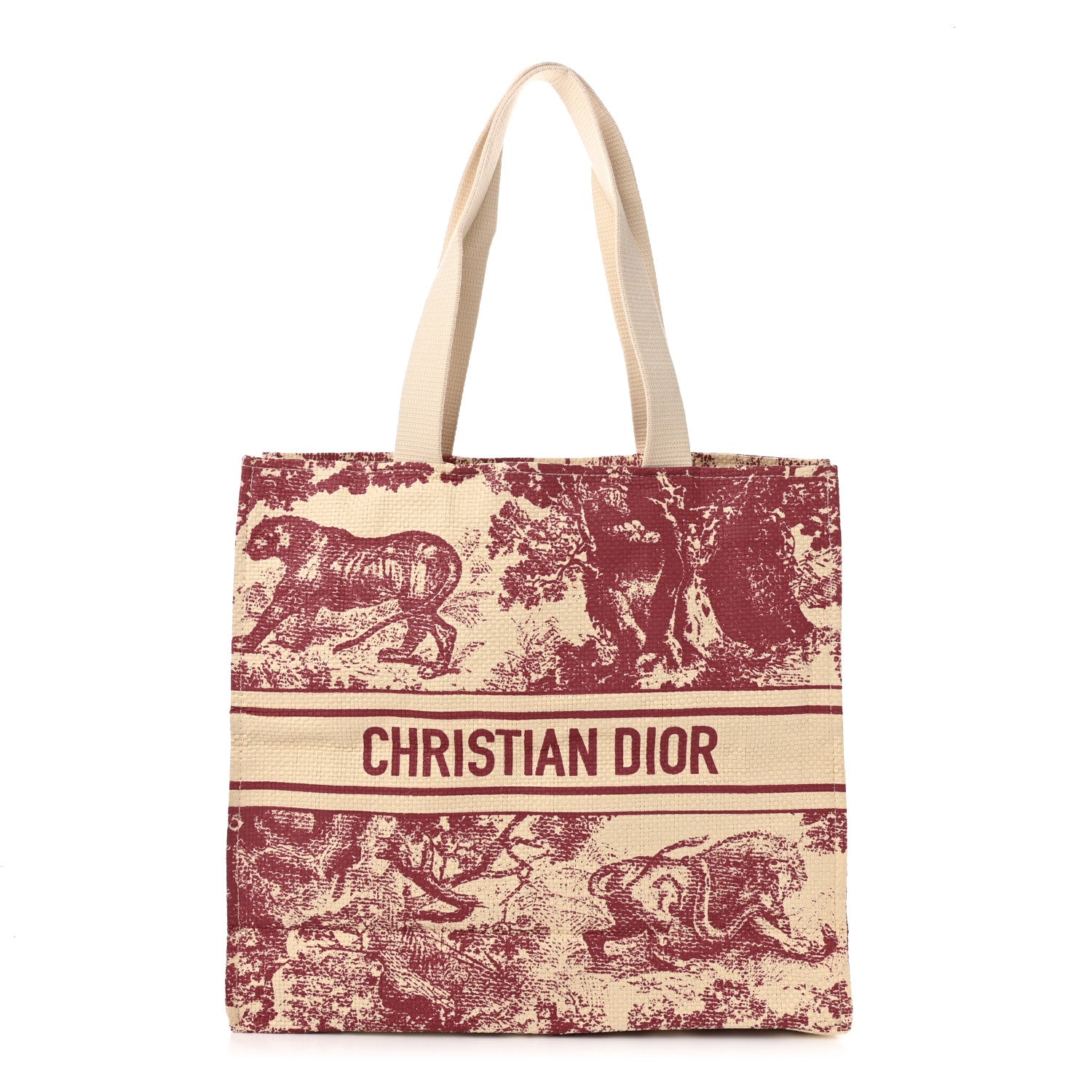 Christian Dior Straw Dioriviera Pink 1 of 8