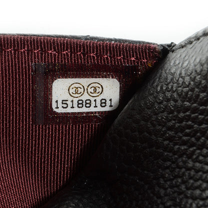 Chanel Caviar Quilted Wallet On Chain WOC Black 8 of 9