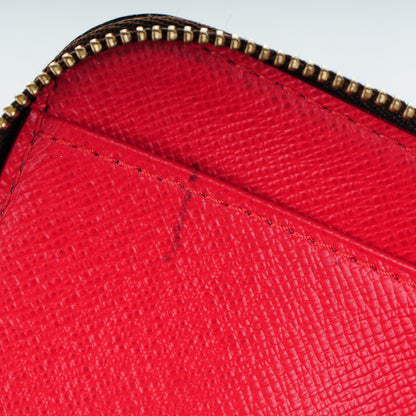 Louis Vuitton Damier Ebene Complice Trunks and Bags Wallet Red 8 of 9