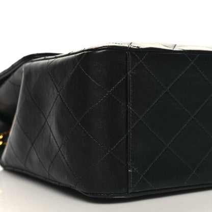 Chanel Lambskin Quilted XL Jumbo Single Flap Black 9 of 12