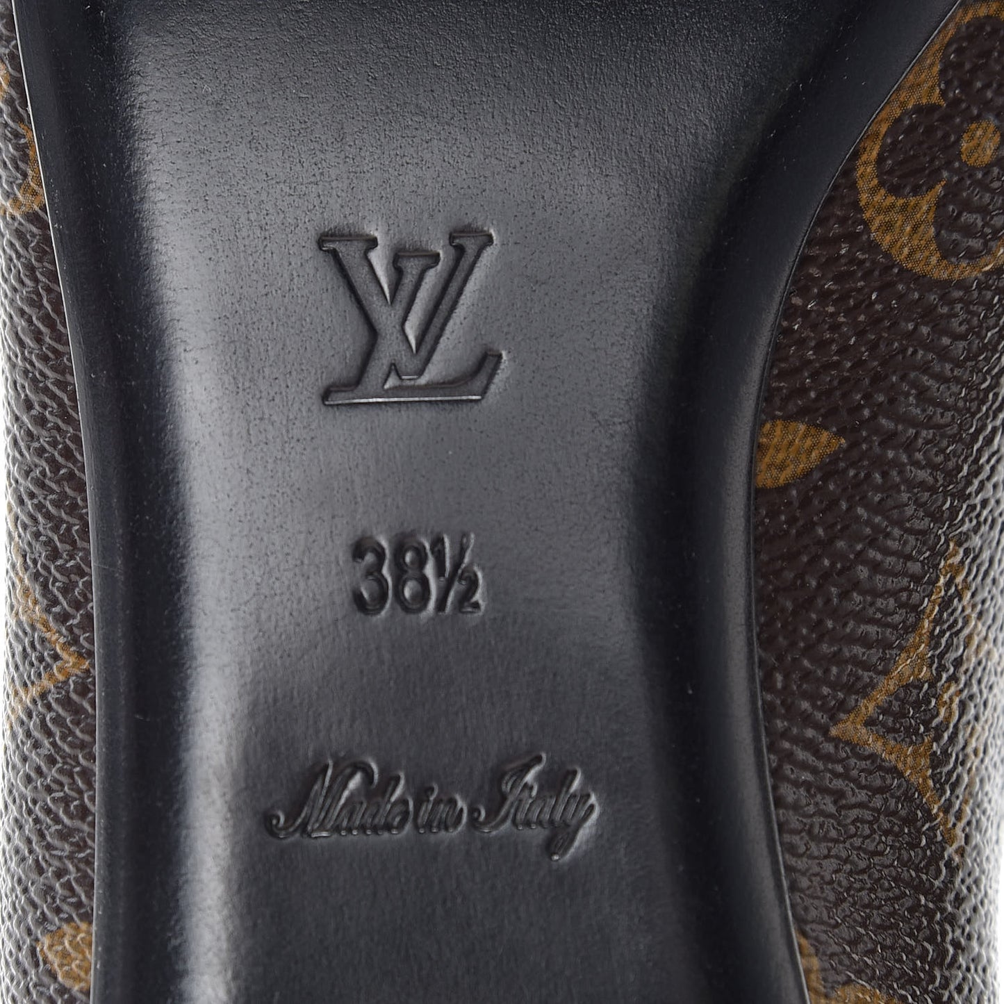 Patent Monogram Fetish Ballerina Flats 38.5
