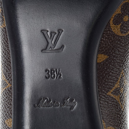 Louis Vuitton Patent Monogram Fetish Ballerina Flats 38.5 7 of 9