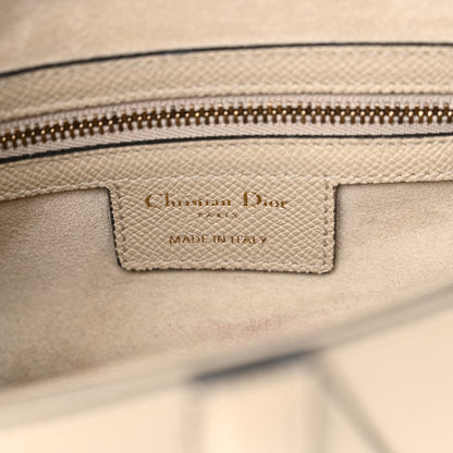 Christian Dior Grained Calfskin Saddle Bag Sable 6 of 11