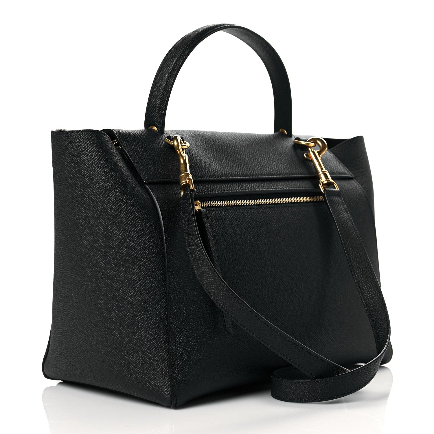 Celine Grained Calfskin Small Belt Bag Black 3 of 10