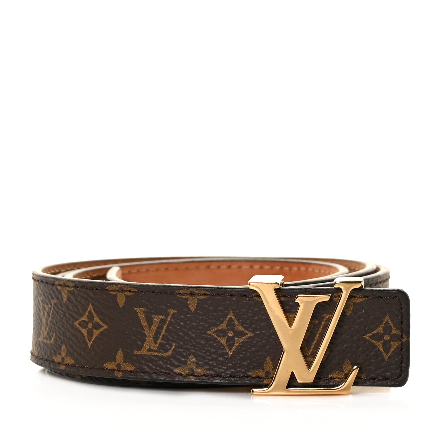 Louis Vuitton Monogram 40mm LV Initiales Belt 80 32 1 of 7