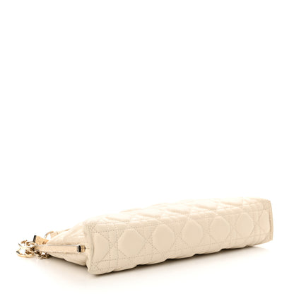 Christian Dior New Line Lambskin Cannage Dior Club Bag Dusty Ivory 4 of 10