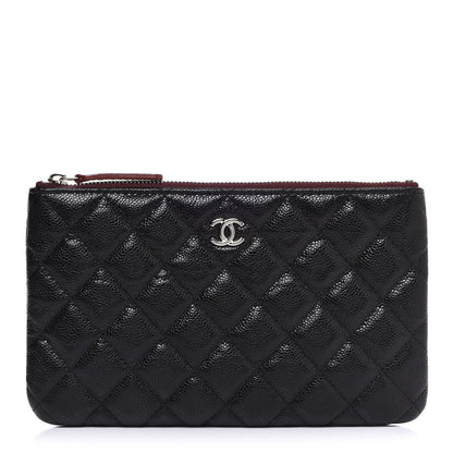 Chanel Caviar Quilted Cosmetic Case Black 1 of 8