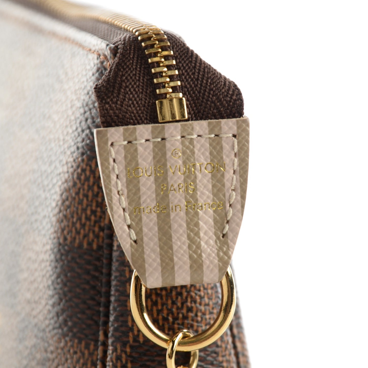 Damier Ebene Trunks and Locks Mini Pochette Accessories