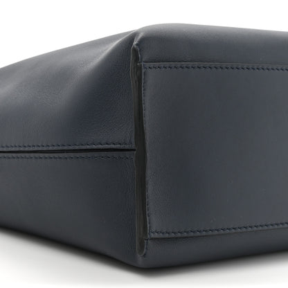 Loewe Supple Smooth Calfskin Jacquard Small Cubi Crossbody Bag Deep Navy 10 of 11