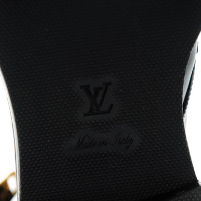 Louis Vuitton Patent Calfskin Monogram Macadam Ranger Combat Boots 38.5 Black 6 of 6