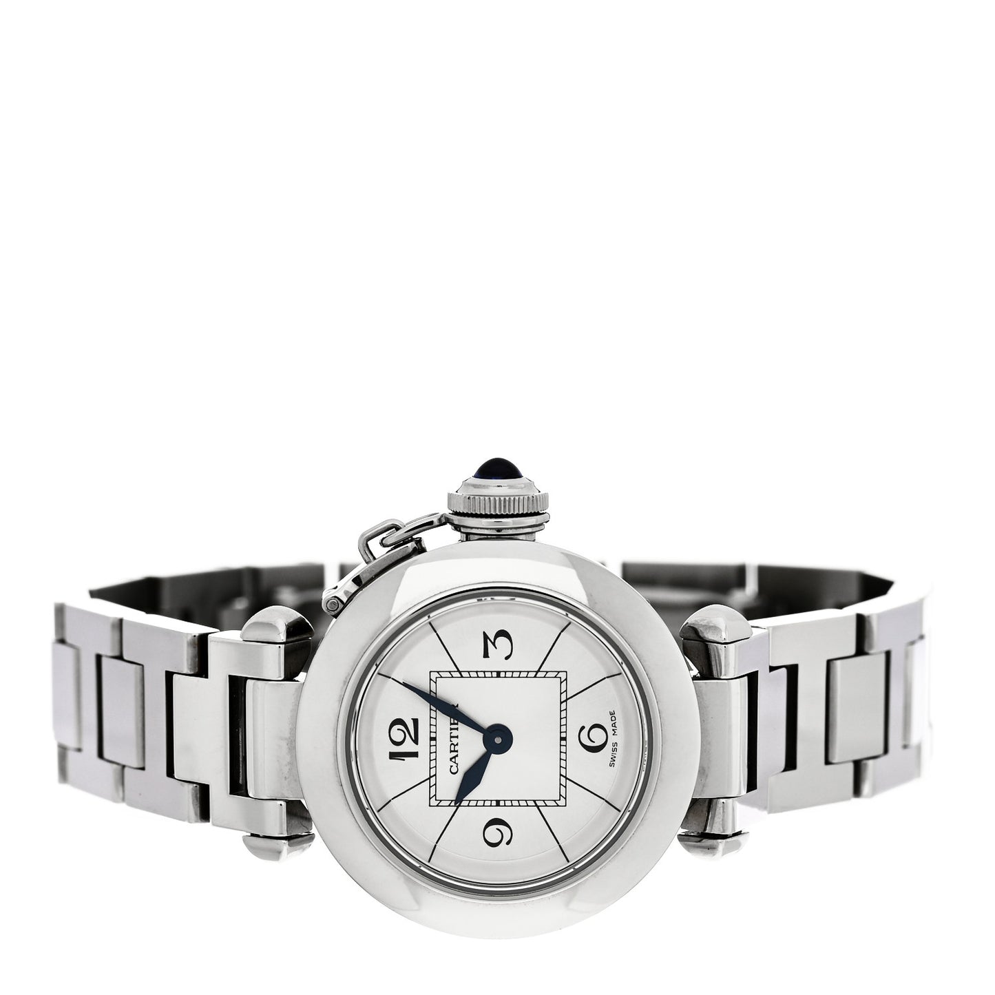 Stainless Steel 27mm Miss Pasha Quartz Watch Silver